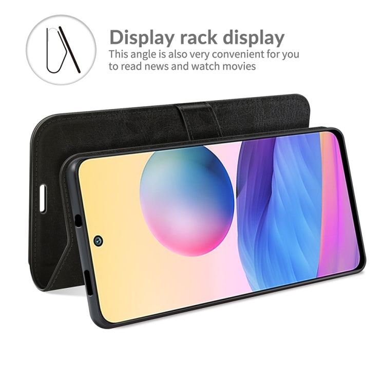 For Xiaomi Redmi Note 10 5G R64 Texture Single Horizontal Flip Protective Case with Holder & Card Slots & Wallet& Photo Frame