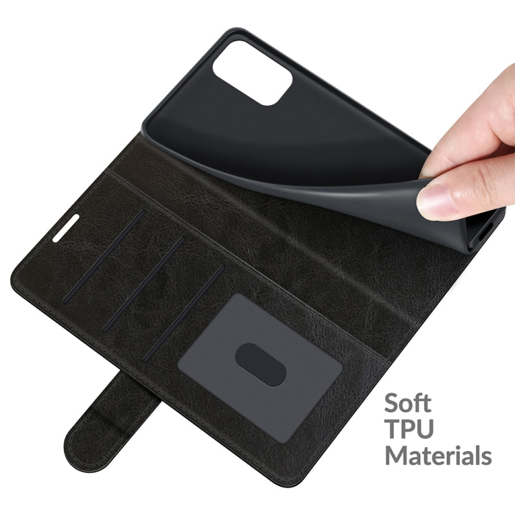 For Xiaomi Redmi Note 10 5G R64 Texture Single Horizontal Flip Protective Case with Holder & Card Slots & Wallet& Photo Frame
