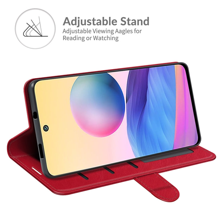 For Xiaomi Redmi Note 10 5G R64 Texture Single Horizontal Flip Protective Case with Holder & Card Slots & Wallet& Photo Frame