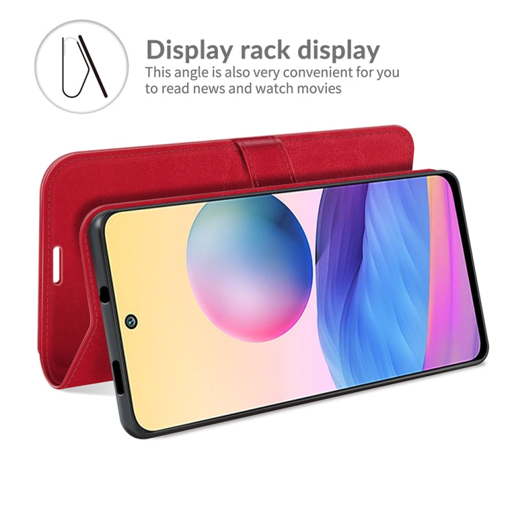 For Xiaomi Redmi Note 10 5G R64 Texture Single Horizontal Flip Protective Case with Holder & Card Slots & Wallet& Photo Frame