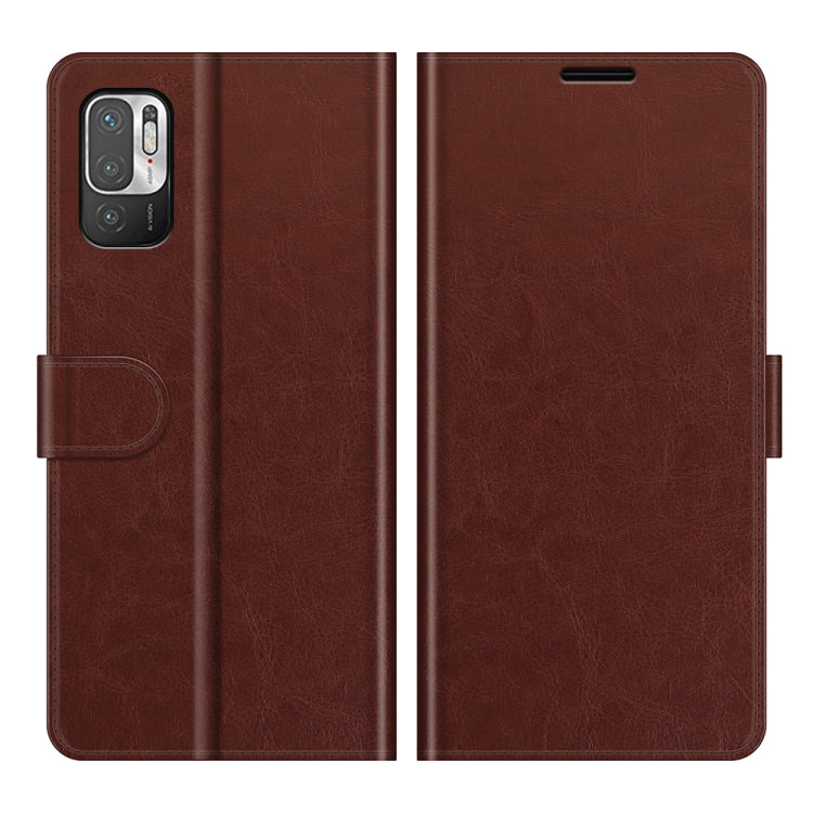 For Xiaomi Redmi Note 10 5G R64 Texture Single Horizontal Flip Protective Case with Holder & Card Slots & Wallet& Photo Frame
