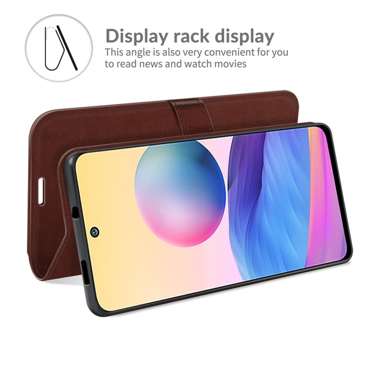 For Xiaomi Redmi Note 10 5G R64 Texture Single Horizontal Flip Protective Case with Holder & Card Slots & Wallet& Photo Frame