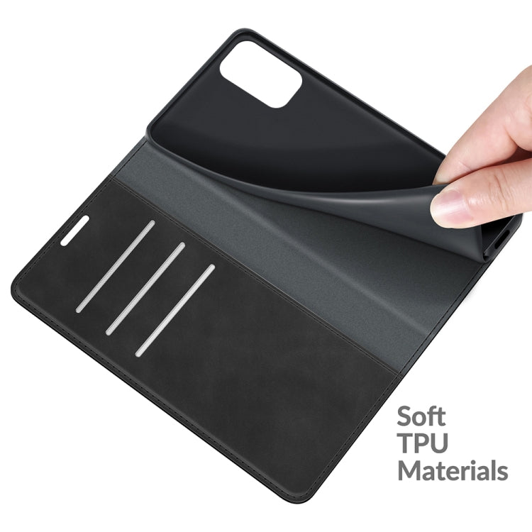 For Xiaomi Redmi Note 10 5G Retro-skin Business Magnetic Suction Leather Case with Holder & Card Slots & Wallet