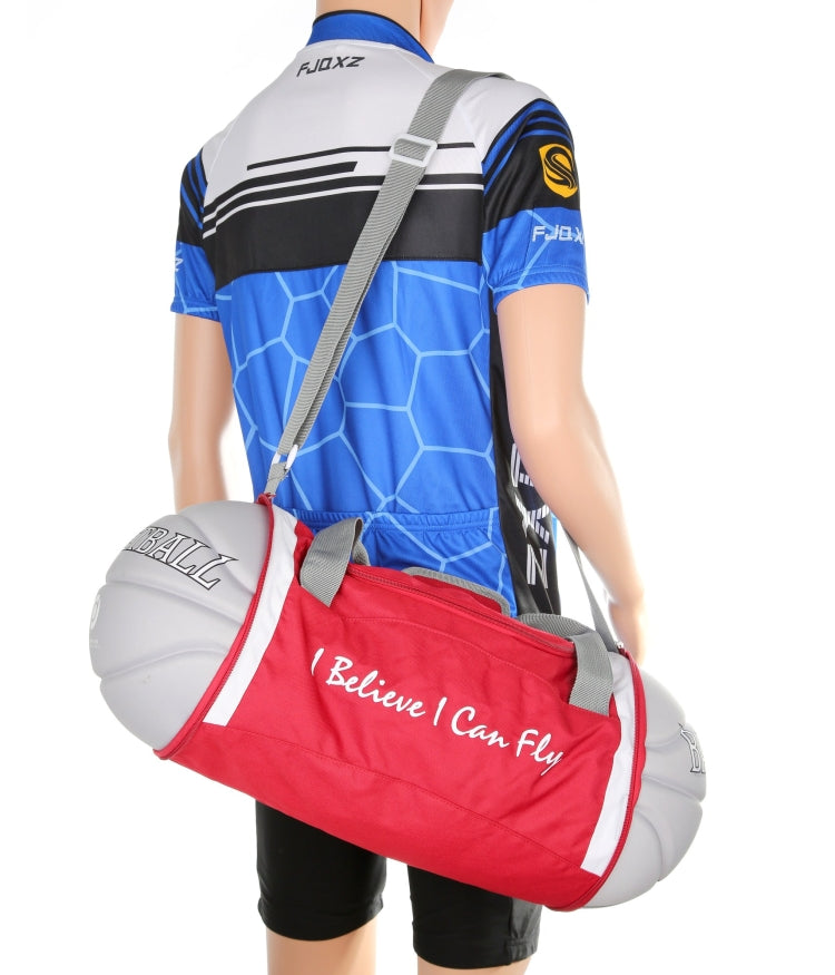 Unisex Basketball Shape Gym Sport Duffel Bag Travel Vacation Home Outdoor