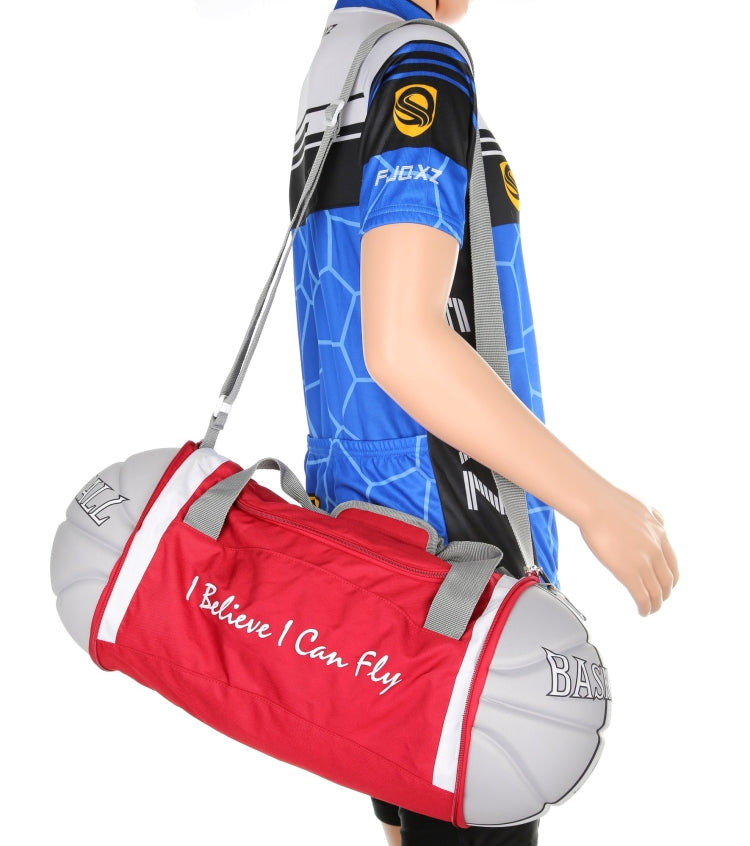 Unisex Basketball Shape Gym Sport Duffel Bag Travel Vacation Home Outdoor