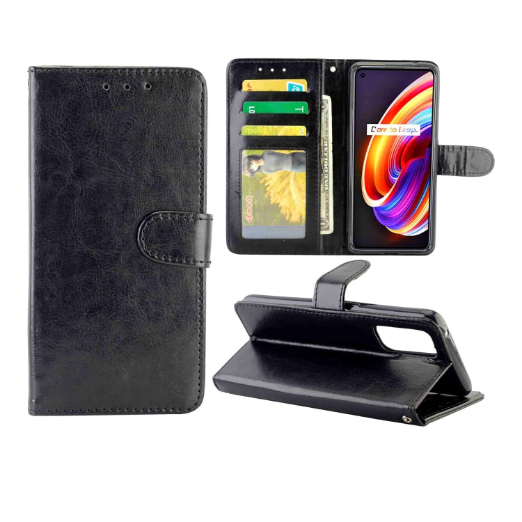 For OPPO Realme X7 Pro Crazy Horse Texture Leather Horizontal Flip Protective Case with Holder & Card Slots & Wallet & Photo Frame