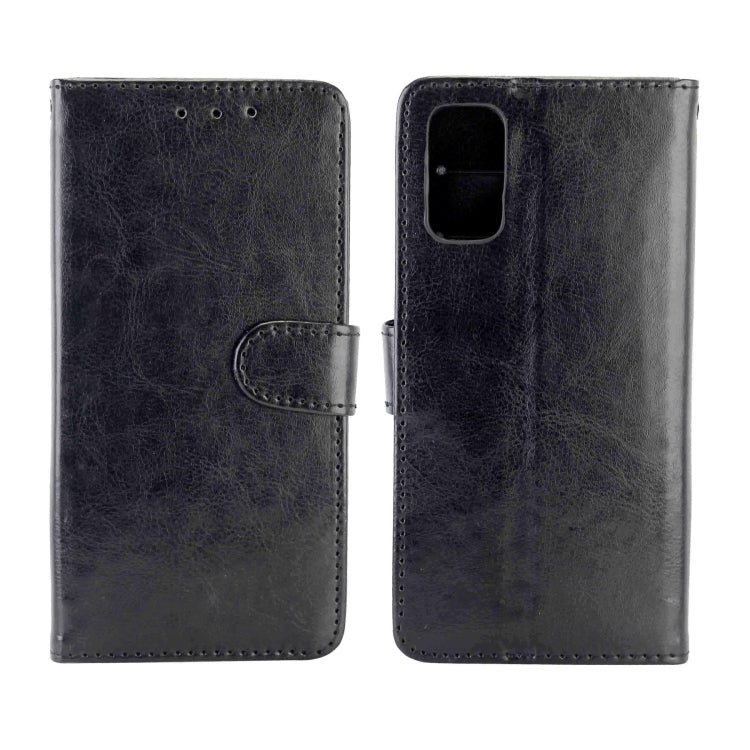 For OPPO Realme X7 Pro Crazy Horse Texture Leather Horizontal Flip Protective Case with Holder & Card Slots & Wallet & Photo Frame