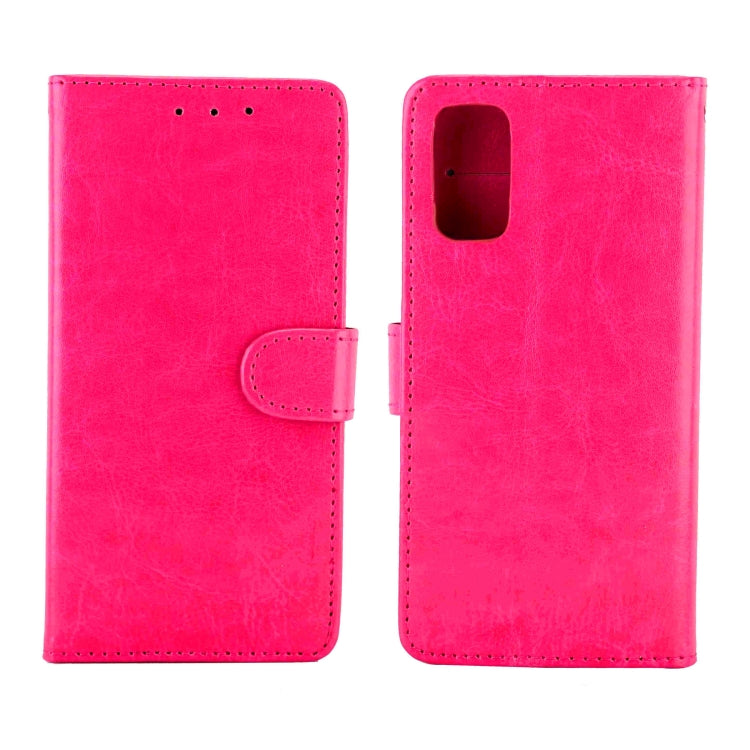 For OPPO Realme X7 Pro Crazy Horse Texture Leather Horizontal Flip Protective Case with Holder & Card Slots & Wallet & Photo Frame