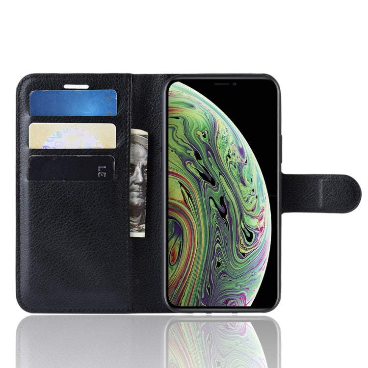 For iPhone 11 Pro Litchi Skin PU Leather Wallet Stand Mobile Casing
