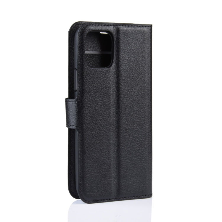 For iPhone 11 Pro Litchi Skin PU Leather Wallet Stand Mobile Casing