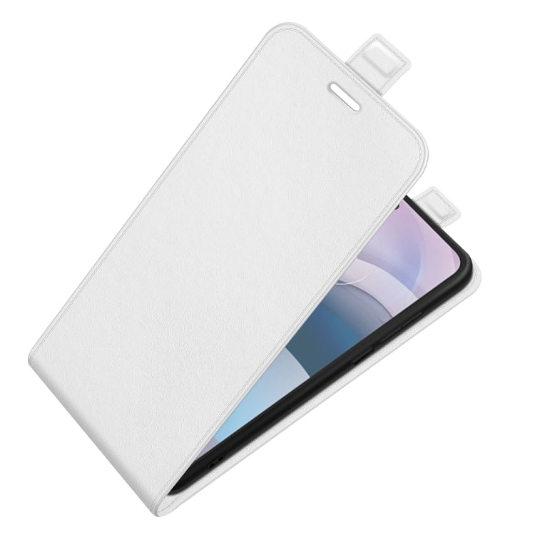 For Motorola Moto One 5G Ace R64 Texture Single Vertical Flip Leather Protective Case with Card Slots & Photo Frame