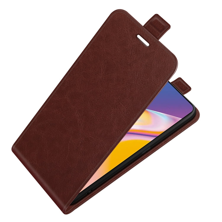 For OPPO A94 4G / F19 Pro / Reno5 Lite R64 Texture Single Vertical Flip Leather Protective Case with Card Slots & Photo Frame