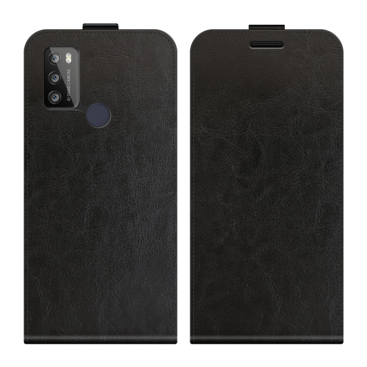 For Alcatel 1S 2021/3L 2021 R64 Texture Single Vertical Flip Leather Protective Case with Card Slots & Photo Frame