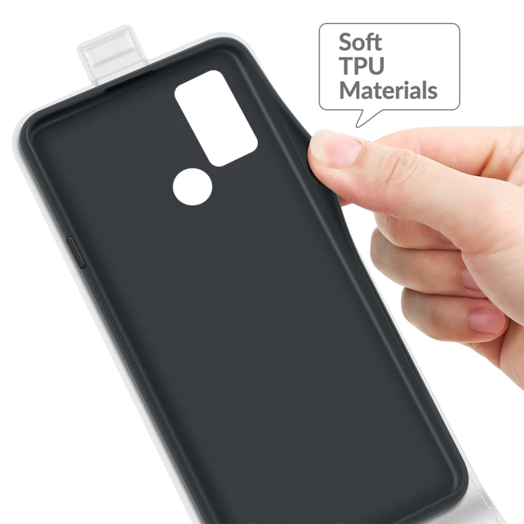 For Alcatel 1S 2021/3L 2021 R64 Texture Single Vertical Flip Leather Protective Case with Card Slots & Photo Frame