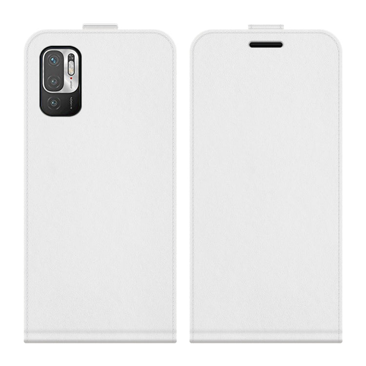 For Xiaomi Redmi Note 10 5G R64 Texture Single Vertical Flip Leather Protective Case with Card Slots & Photo Frame