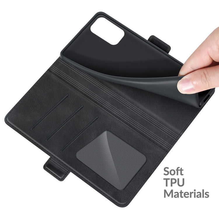 For Xiaomi Redmi Note 10 5G Dual-side Magnetic Buckle Horizontal Flip Leather Case with Holder & Card Slots & Wallet