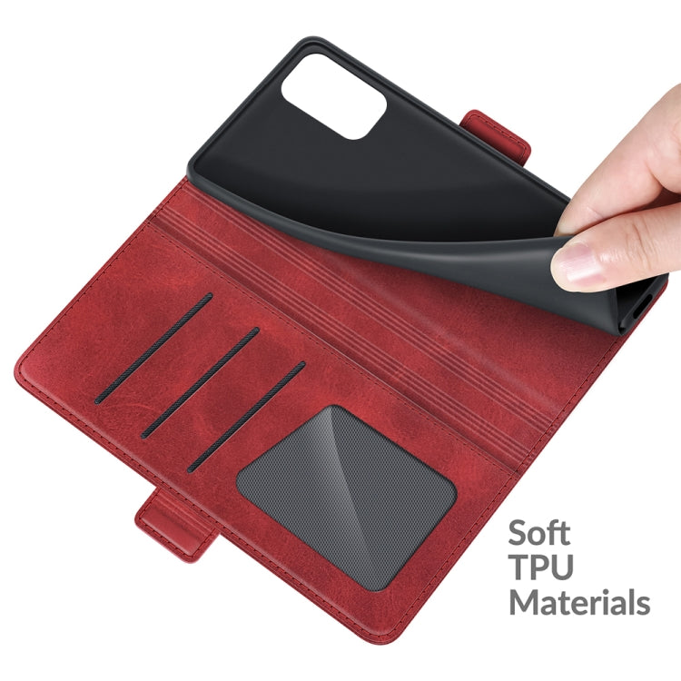 For Xiaomi Redmi Note 10 5G Dual-side Magnetic Buckle Horizontal Flip Leather Case with Holder & Card Slots & Wallet
