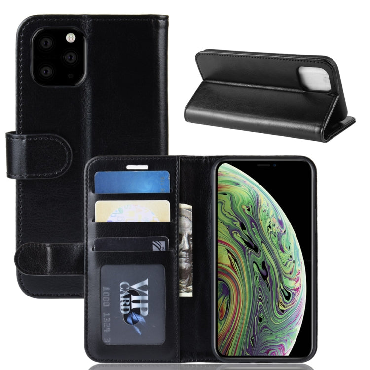 For iPhone 11 Pro R64 Texture Single Fold Horizontal Flip Leather Case , with Holder & Card Slots & Wallet