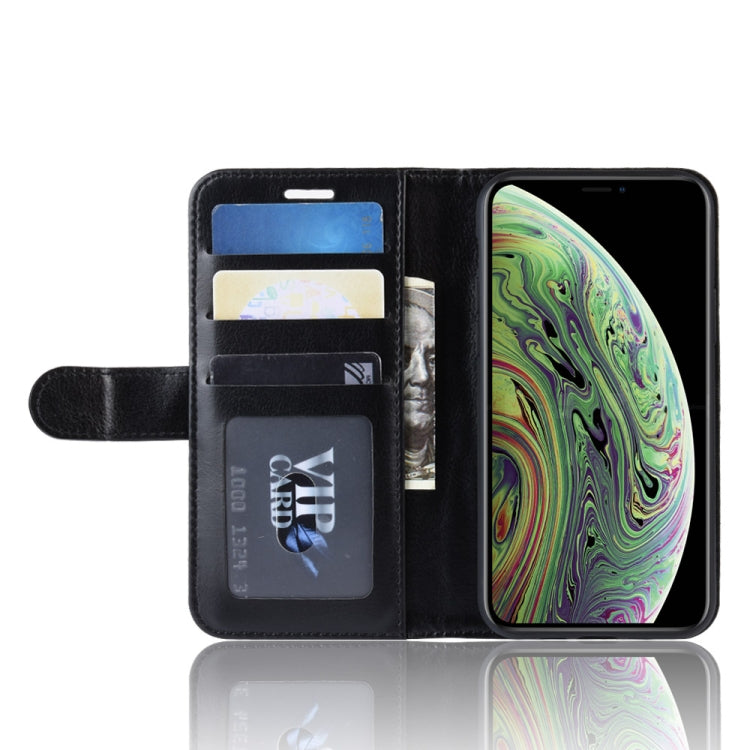 For iPhone 11 Pro R64 Texture Single Fold Horizontal Flip Leather Case , with Holder & Card Slots & Wallet