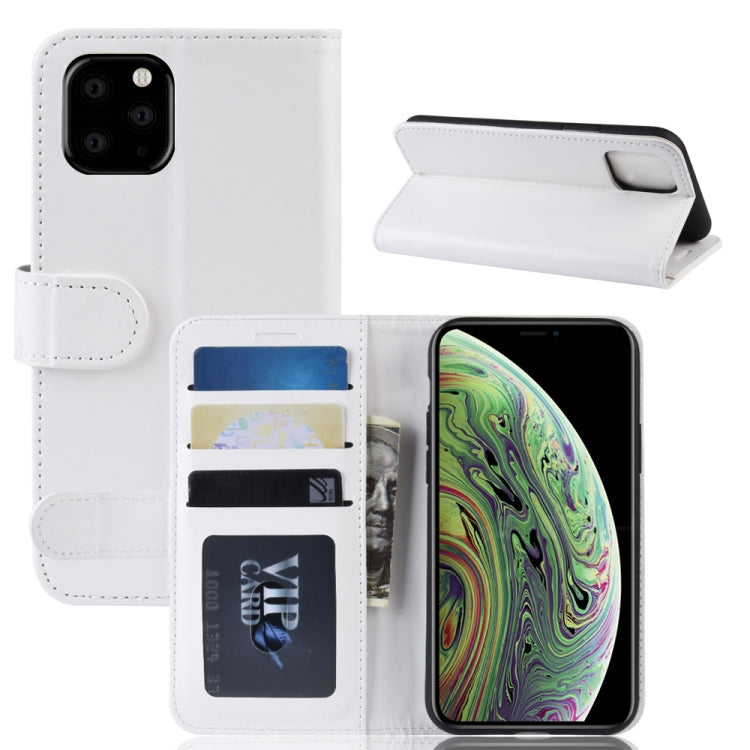 For iPhone 11 Pro R64 Texture Single Fold Horizontal Flip Leather Case , with Holder & Card Slots & Wallet