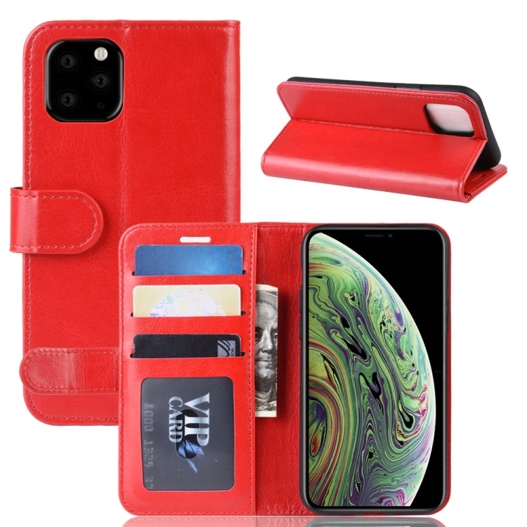 For iPhone 11 Pro R64 Texture Single Fold Horizontal Flip Leather Case , with Holder & Card Slots & Wallet