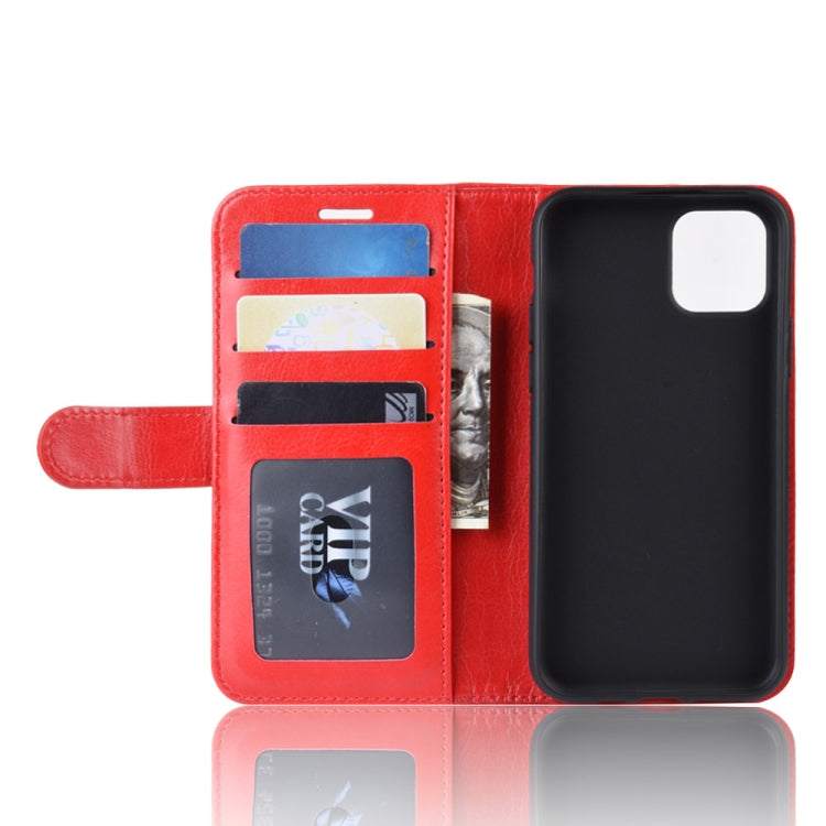 For iPhone 11 Pro R64 Texture Single Fold Horizontal Flip Leather Case , with Holder & Card Slots & Wallet