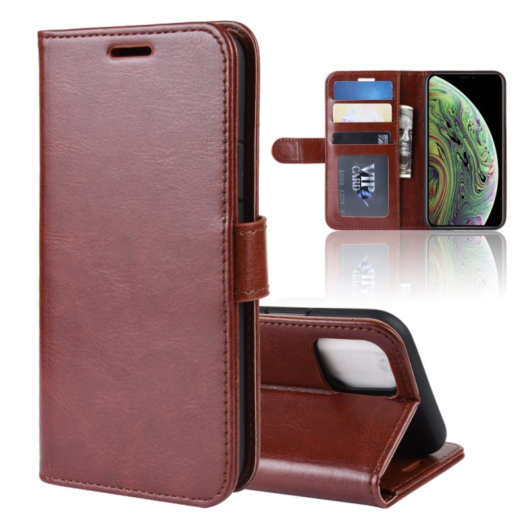 For iPhone 11 Pro R64 Texture Single Fold Horizontal Flip Leather Case , with Holder & Card Slots & Wallet