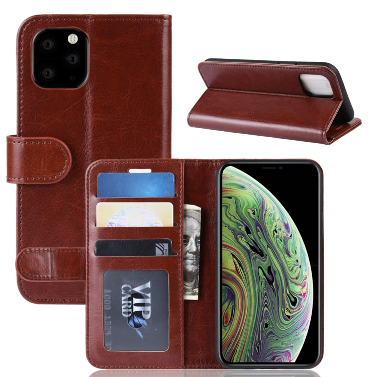 For iPhone 11 Pro R64 Texture Single Fold Horizontal Flip Leather Case , with Holder & Card Slots & Wallet
