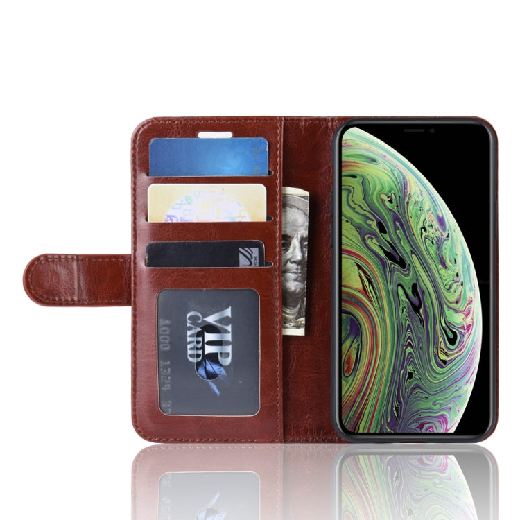 For iPhone 11 Pro R64 Texture Single Fold Horizontal Flip Leather Case , with Holder & Card Slots & Wallet