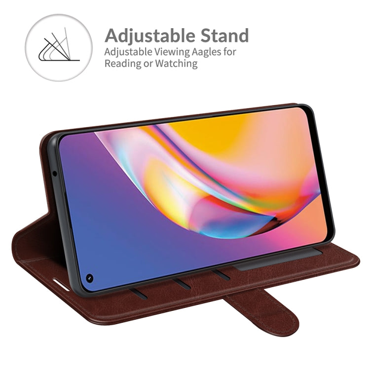 For OPPO A94 4G / F19 Pro / Reno5 Lite R64 Texture Single Horizontal Flip Protective Case with Holder & Card Slots & Wallet& Photo Frame