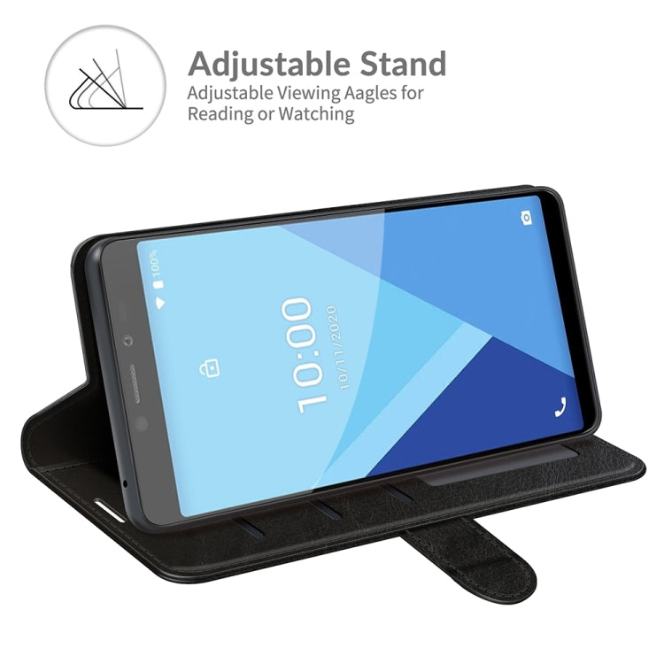 For WIKO Y51 R64 Texture Single Horizontal Flip Protective Case with Holder & Card Slots & Wallet& Photo Frame