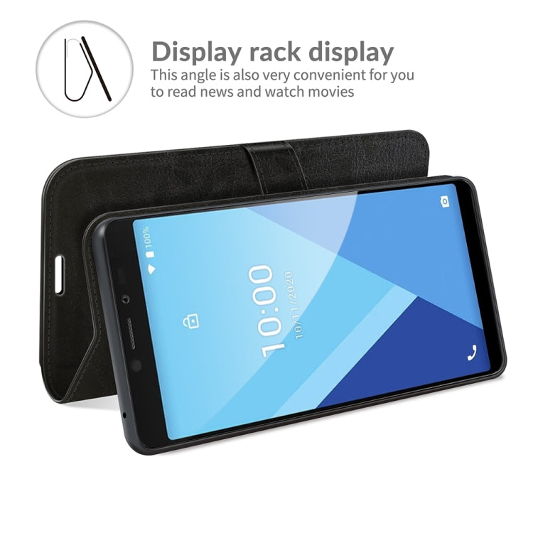 For WIKO Y51 R64 Texture Single Horizontal Flip Protective Case with Holder & Card Slots & Wallet& Photo Frame