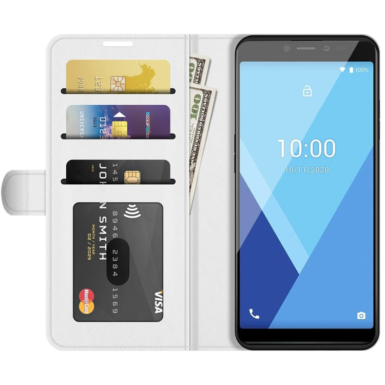 For WIKO Y51 R64 Texture Single Horizontal Flip Protective Case with Holder & Card Slots & Wallet& Photo Frame