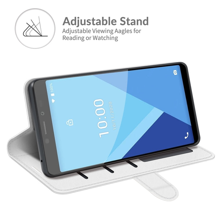 For WIKO Y51 R64 Texture Single Horizontal Flip Protective Case with Holder & Card Slots & Wallet& Photo Frame