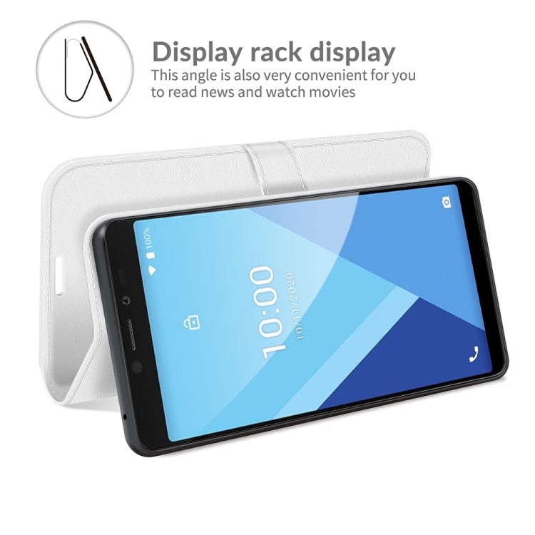 For WIKO Y51 R64 Texture Single Horizontal Flip Protective Case with Holder & Card Slots & Wallet& Photo Frame