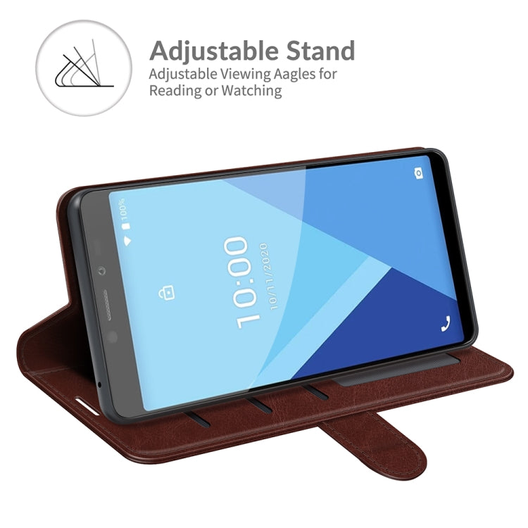 For WIKO Y51 R64 Texture Single Horizontal Flip Protective Case with Holder & Card Slots & Wallet& Photo Frame