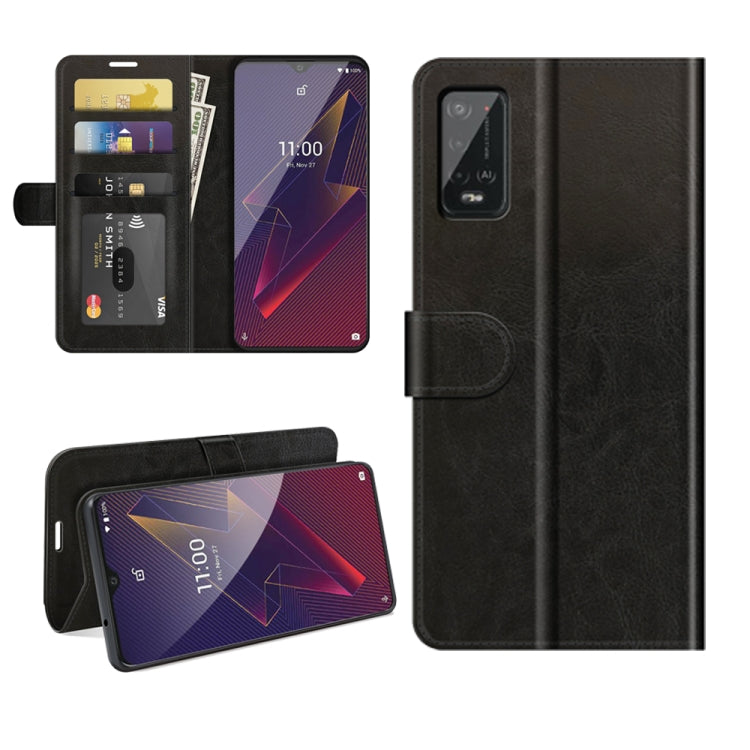 For Wiko Power U20 R64 Texture Single Horizontal Flip Protective Case with Holder & Card Slots & Wallet& Photo Frame