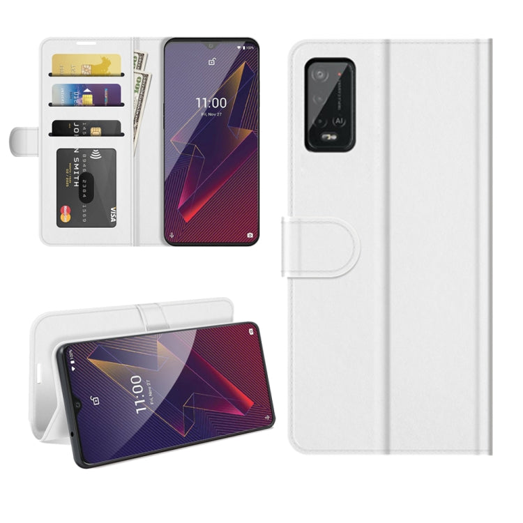 For Wiko Power U20 R64 Texture Single Horizontal Flip Protective Case with Holder & Card Slots & Wallet& Photo Frame
