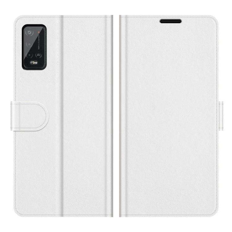 For Wiko Power U20 R64 Texture Single Horizontal Flip Protective Case with Holder & Card Slots & Wallet& Photo Frame