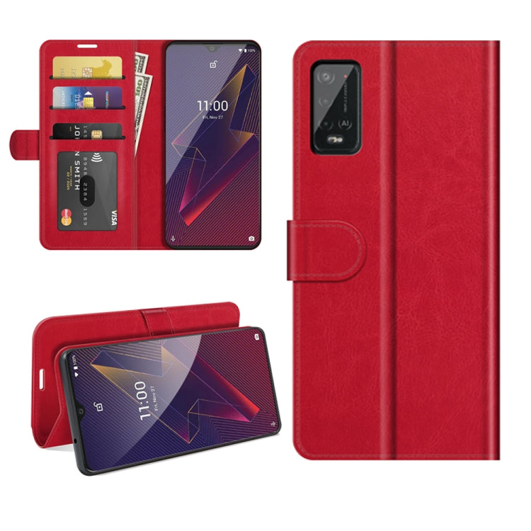 For Wiko Power U20 R64 Texture Single Horizontal Flip Protective Case with Holder & Card Slots & Wallet& Photo Frame