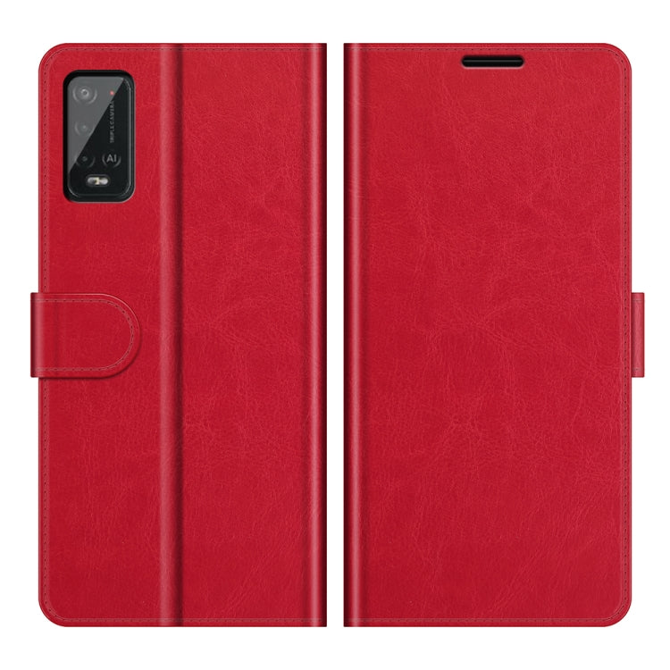 For Wiko Power U20 R64 Texture Single Horizontal Flip Protective Case with Holder & Card Slots & Wallet& Photo Frame