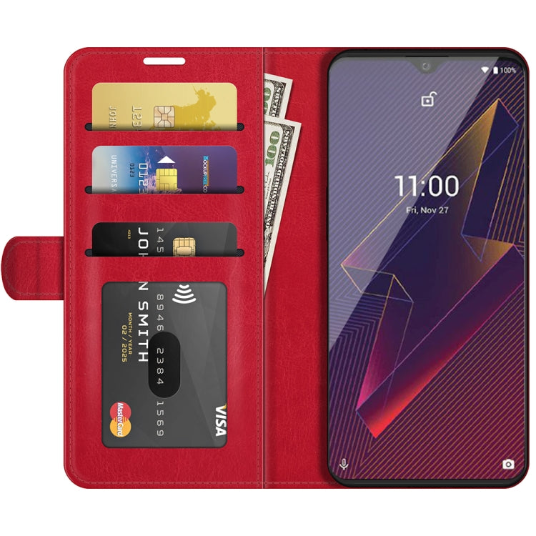 For Wiko Power U20 R64 Texture Single Horizontal Flip Protective Case with Holder & Card Slots & Wallet& Photo Frame
