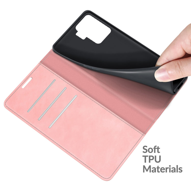 For OPPO A94 4G / F19 Pro / Reno5 Lite Retro-skin Business Magnetic Suction Leather Case with Holder & Card Slots & Wallet