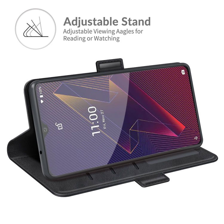 For Wiko Power U20 Dual-side Magnetic Buckle Horizontal Flip Leather Case with Holder & Card Slots & Wallet