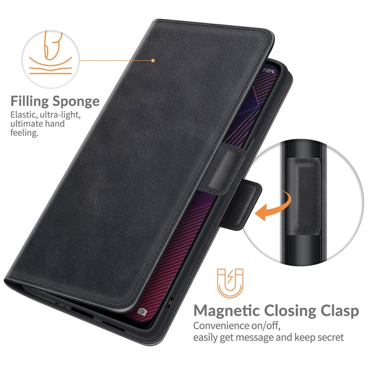 For Wiko Power U20 Dual-side Magnetic Buckle Horizontal Flip Leather Case with Holder & Card Slots & Wallet