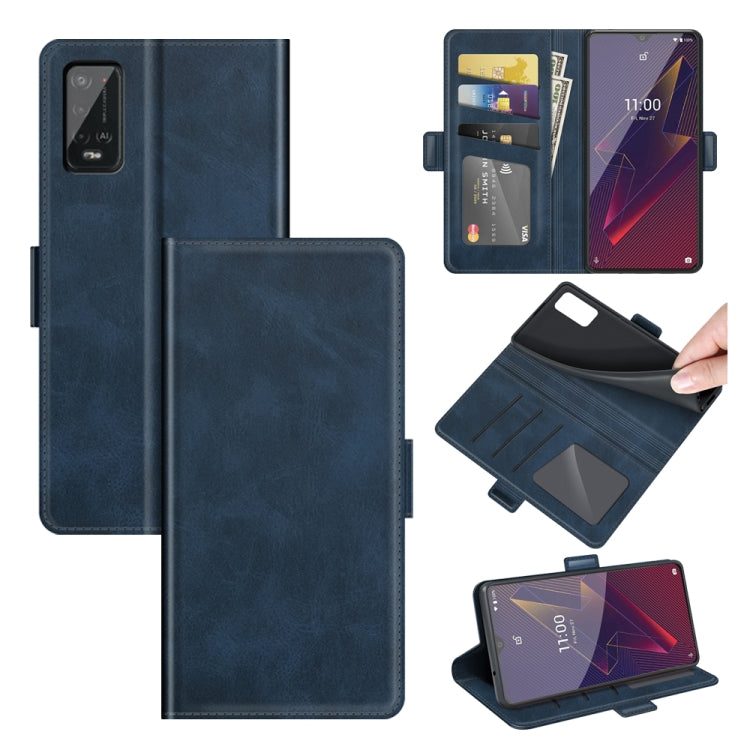 For Wiko Power U20 Dual-side Magnetic Buckle Horizontal Flip Leather Case with Holder & Card Slots & Wallet