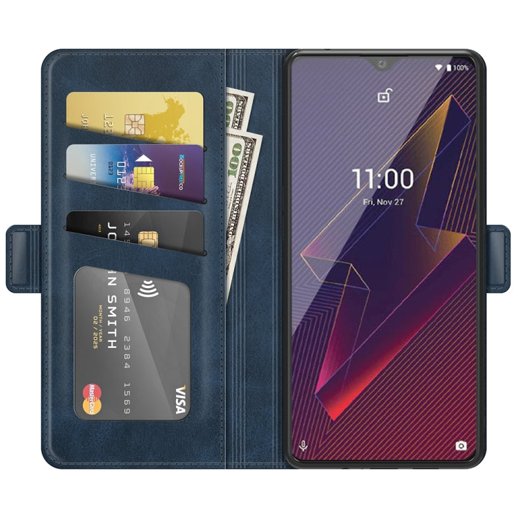 For Wiko Power U20 Dual-side Magnetic Buckle Horizontal Flip Leather Case with Holder & Card Slots & Wallet