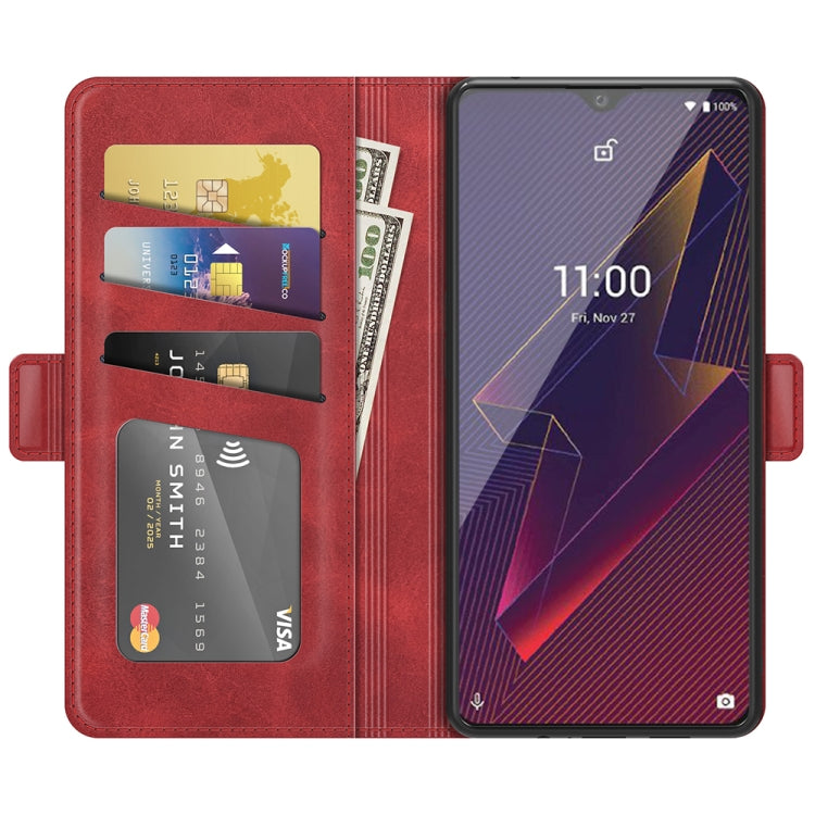For Wiko Power U20 Dual-side Magnetic Buckle Horizontal Flip Leather Case with Holder & Card Slots & Wallet