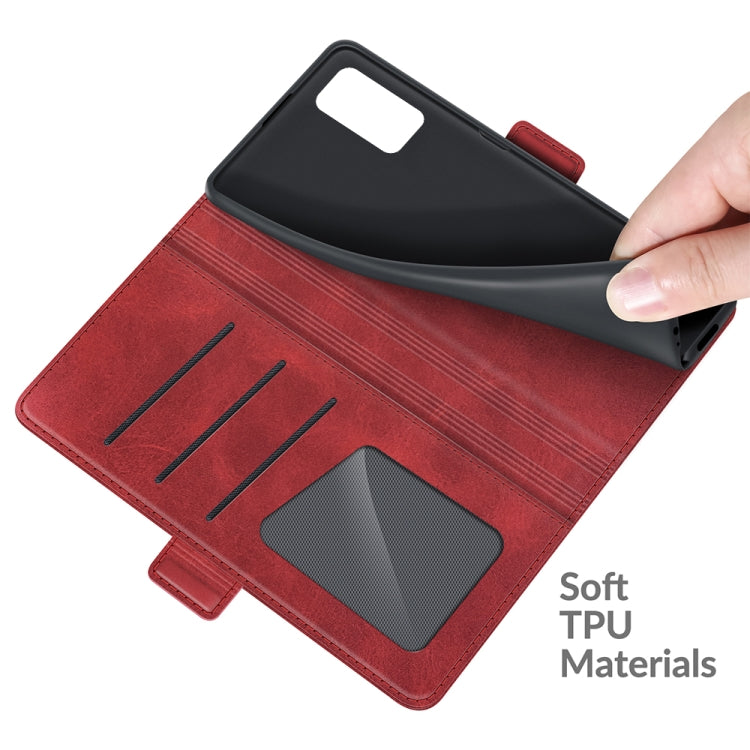 For Wiko Power U20 Dual-side Magnetic Buckle Horizontal Flip Leather Case with Holder & Card Slots & Wallet