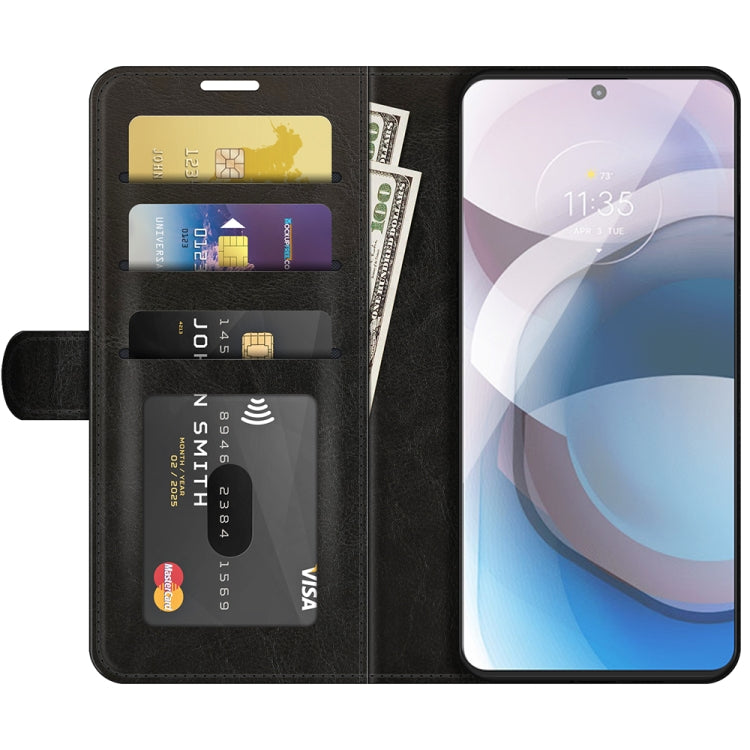 For Motorola Moto One 5G Ace R64 Texture Single Horizontal Flip Protective Case with Holder & Card Slots & Wallet& Photo Frame